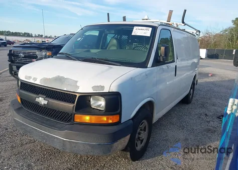 2008 Chevrolet Express Work Van z USA, uszkodzony, nr VIN 1GCFG15X181227687